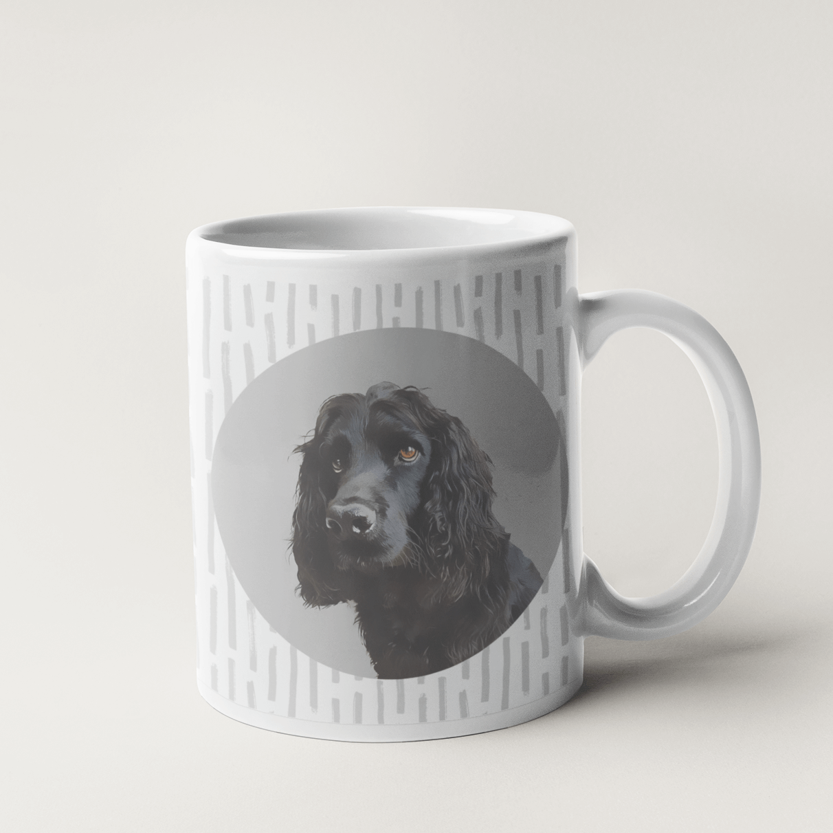 dog portrait mug